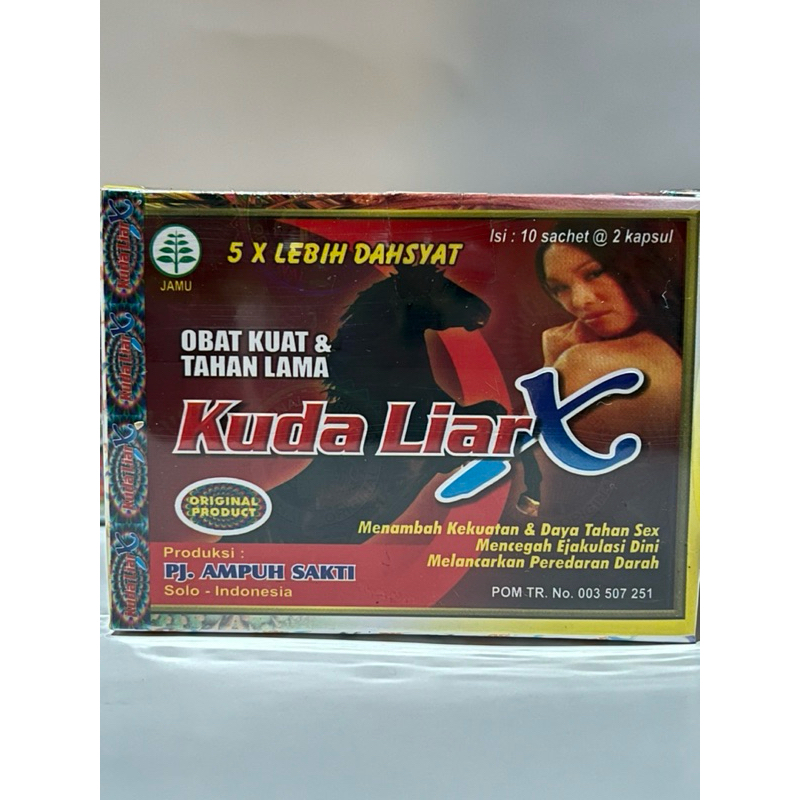 Kapsul Kuda Liar X kemasan terbaru