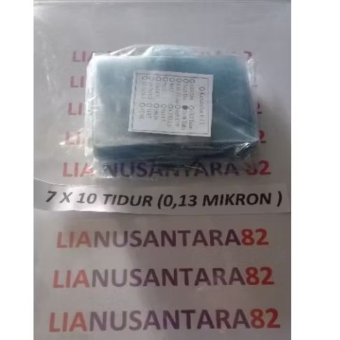 

plastik panitia ukuran 7 x 10 Tidur tebal 0, 13 mikron isi 100 pcs