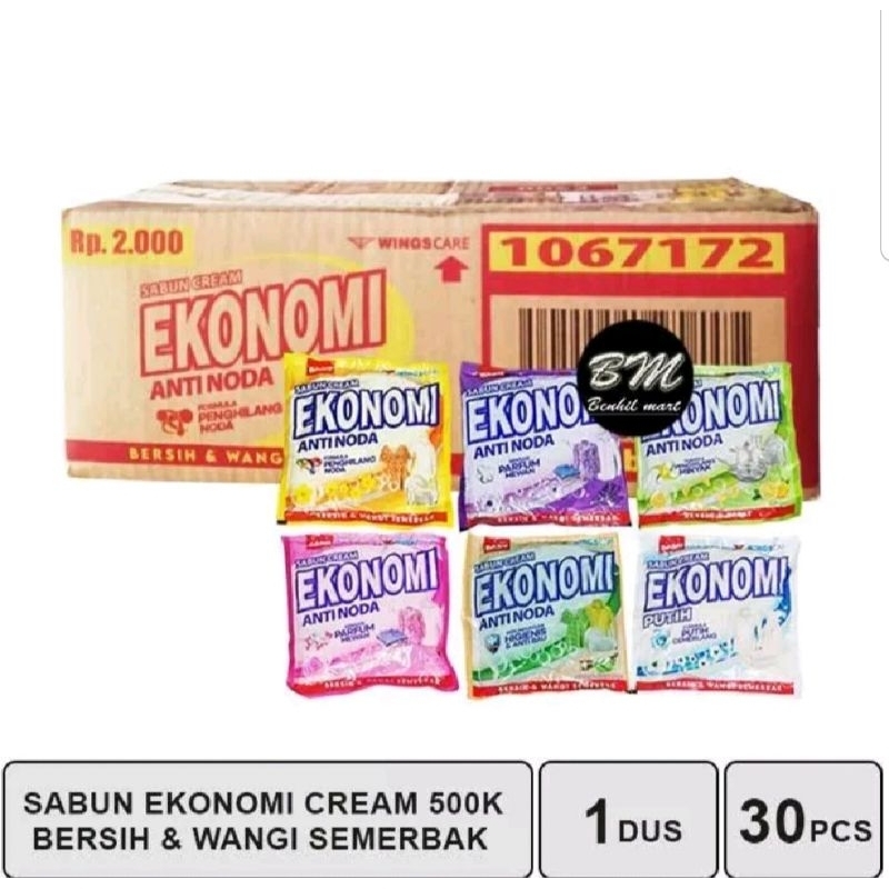 Sabun Colek Ekonomi 500k isi 1 dus 30 sachet