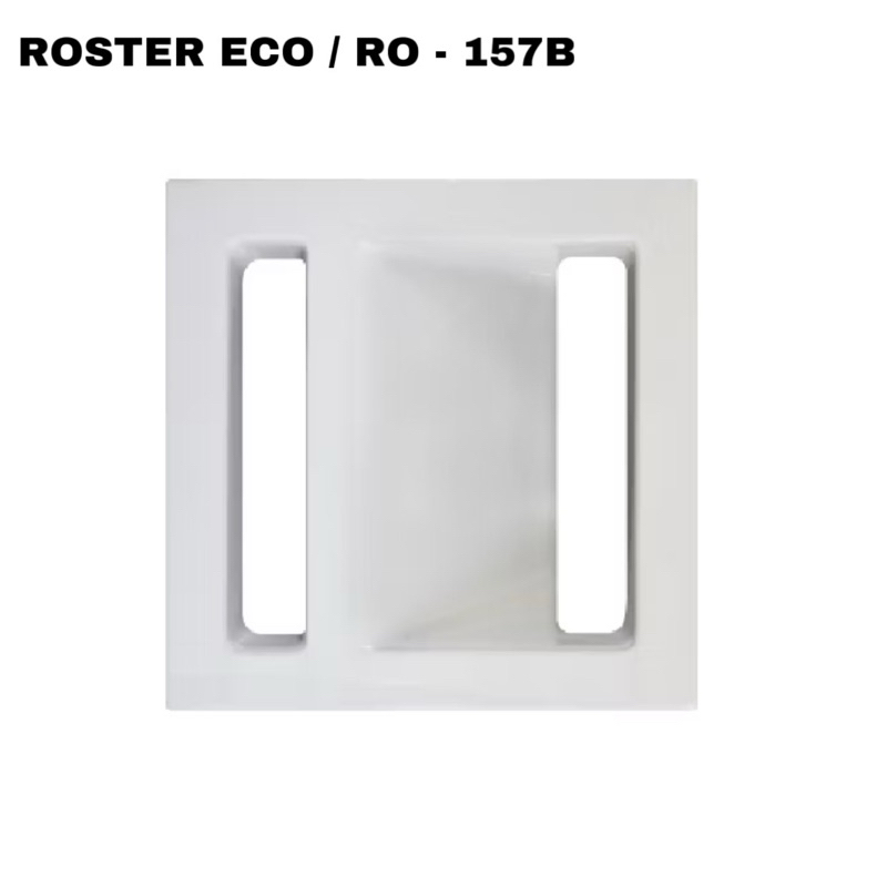 Roster / Keramik Trisensa / Keramik Lubang Angin Motif ECO 20x20 cm RO 157 B - Putih