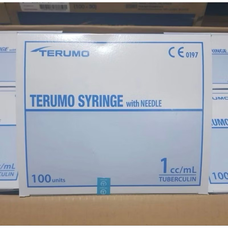 Terumo Syringe Tuberculin 1cc/mL isi 100 / spuid terumo