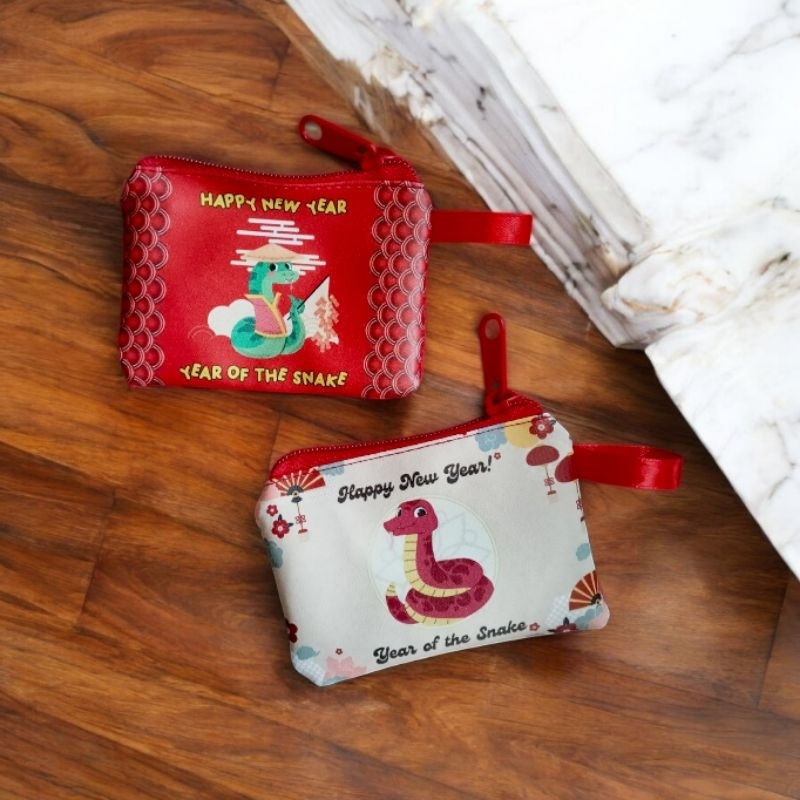 Dompet Angpao Kerbau Kotak Dompet Imlek 2023 Amplop Angpao Dompet Koin Dompet 3D Ular