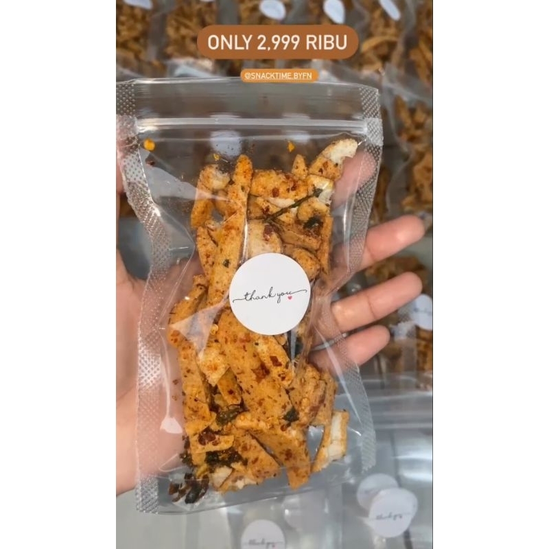 

SNACK CEMILAN VIRAL PEDAS BASRENG PEDAS DAUN JERUK SULTAN BANDUNG || NETTO 45 GRAM II BAKSO GORENG RENYAH || BUMBU MELIMPAH II CEMILAN PEDAS CEMILAN KRIUK BASRENG BAKSO GORENG