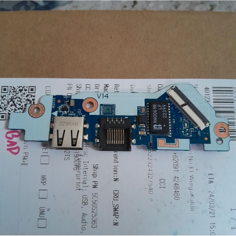 IO Board Lenovo Ideapad V14 G3 V14 G4 Original