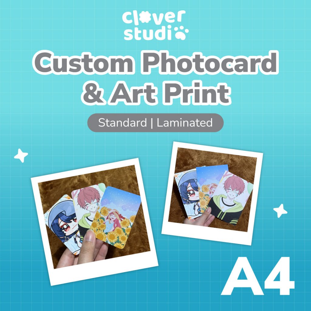

[Per A4] STANDARD Custom Cetak Photocard & Art Print