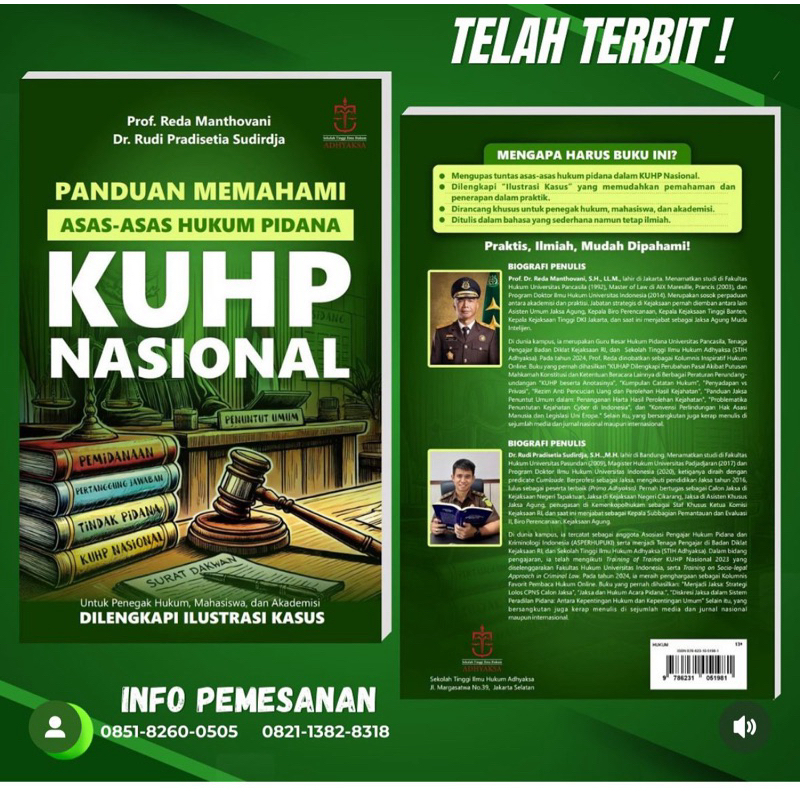 asas-asas Hukum pidana KUHP NASIONAL “ Panduan Memahami Asas-Asas Hukum Pidana “