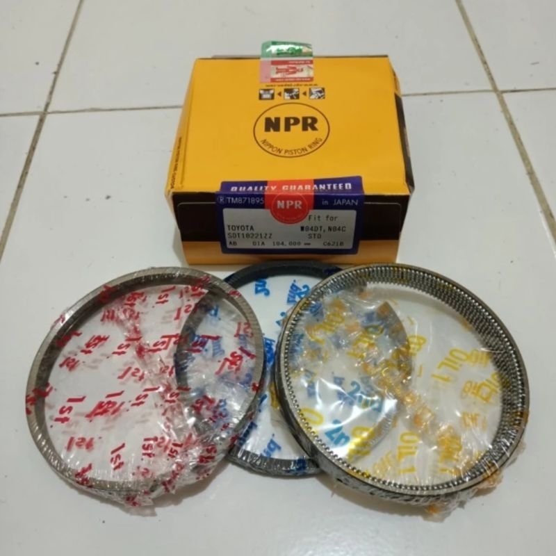 RING SEHER RING PISTON NPR JEPANG HINO DUTRO 130HT 125HT 110HT