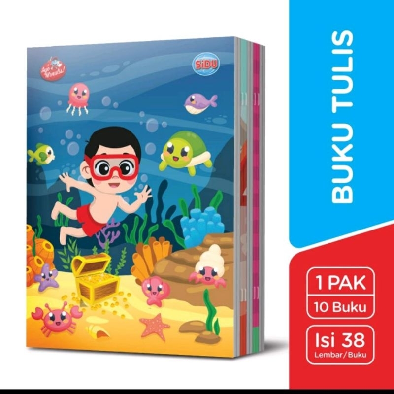 

BUKU TULIS SIDU 1 PAK ISI 10 BUKU 38 LEMBAR