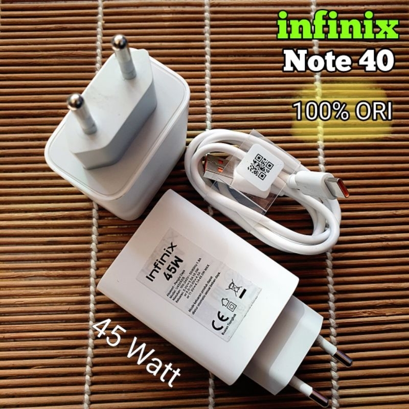 MAGPAD || Charger Infinix 45watt Copotan HP Note 40 ORIGINAL 100% All Round Fast Charger