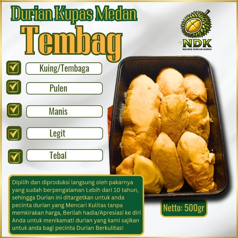 

Ngupas Durian Kupas Medan Tembaga Premium