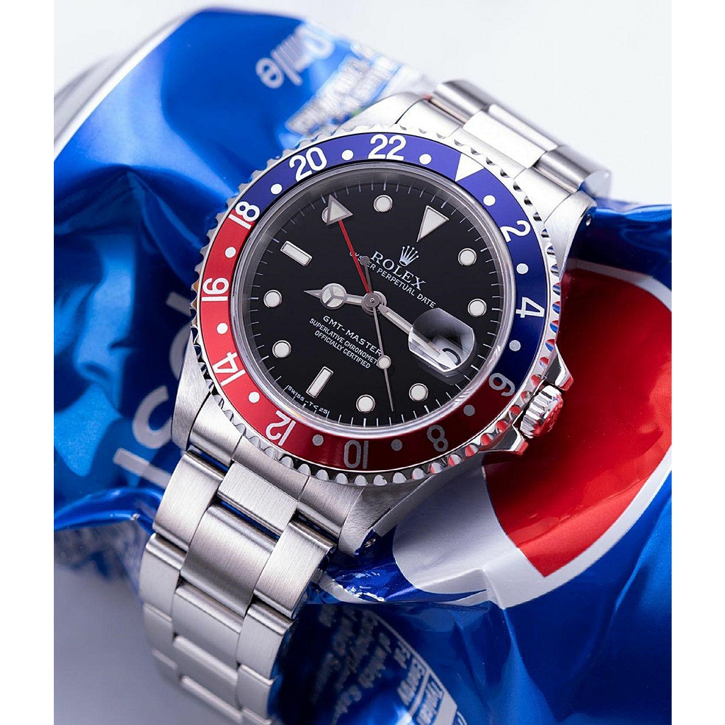 Jam Tangan Pria ROLEX® GMT-Master II Steel | GMT Aktif | Automatic