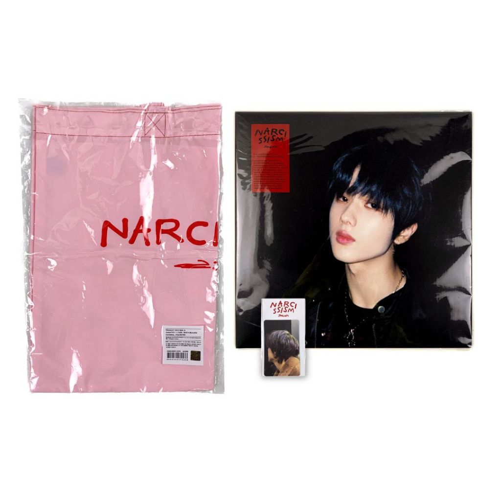 NCT JAEMIN PHOTOBOOK - NARCISSISM EXHIBITION MD ( Eco Bag Logo / LP Poster set / Card Cover Sticker 