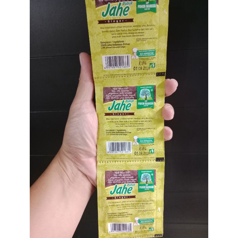 

Ygshop17 Bubuk Jahe Cap Pohon Mangga 1 Renceng Isi 12 Sachet