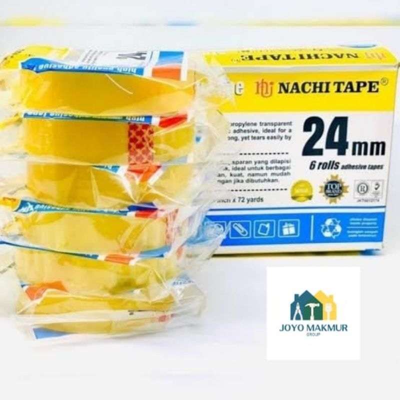 

Nachi Lakban Bening OPP 1 Inch 24mm