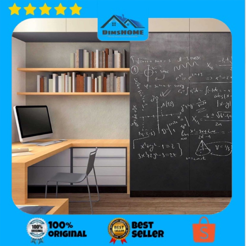 

C&B Office Stiker Dinding Papan Tulis Kapur Flexible 200 x 45cm - 513