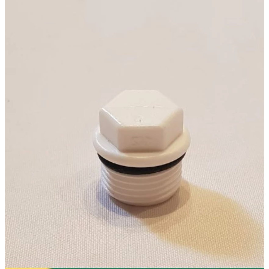 End Cap Dop 1/2 Inch Male Tutup Sock Drat Dalam Luar Plug Pipa PVC