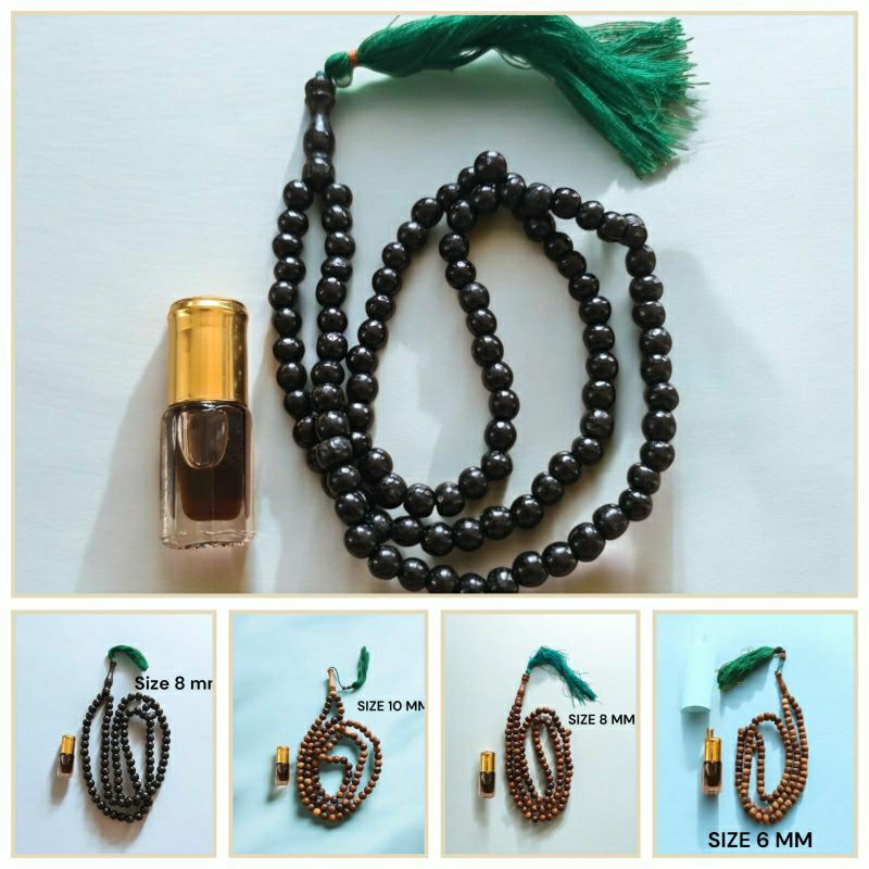 Tasbih Gaharu asli kalimantan 100% original free minyak Gaharu