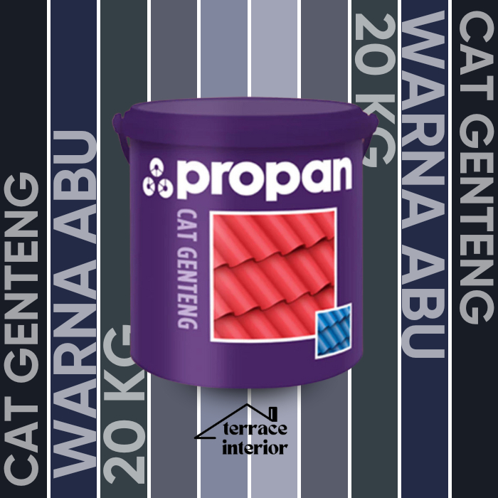 Cat Genteng Propan Warna Abu 20 Kg