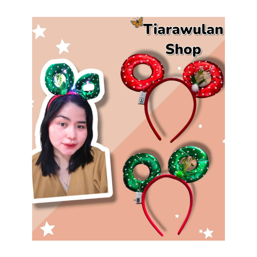 Bando Natal LED | Bando Tanduk Rusa