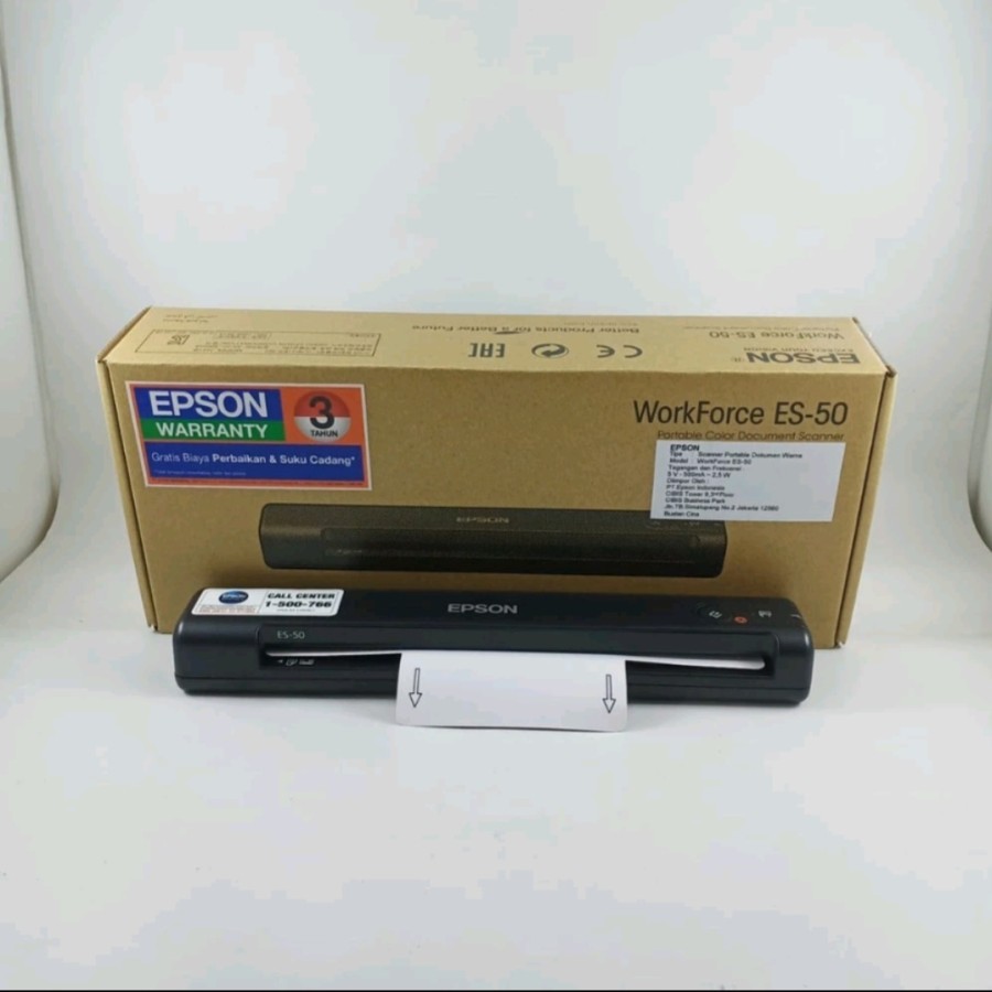 Scanner Epson Workforce Es50 - wf es-50 A4 F4 Garansi Resmi Epson