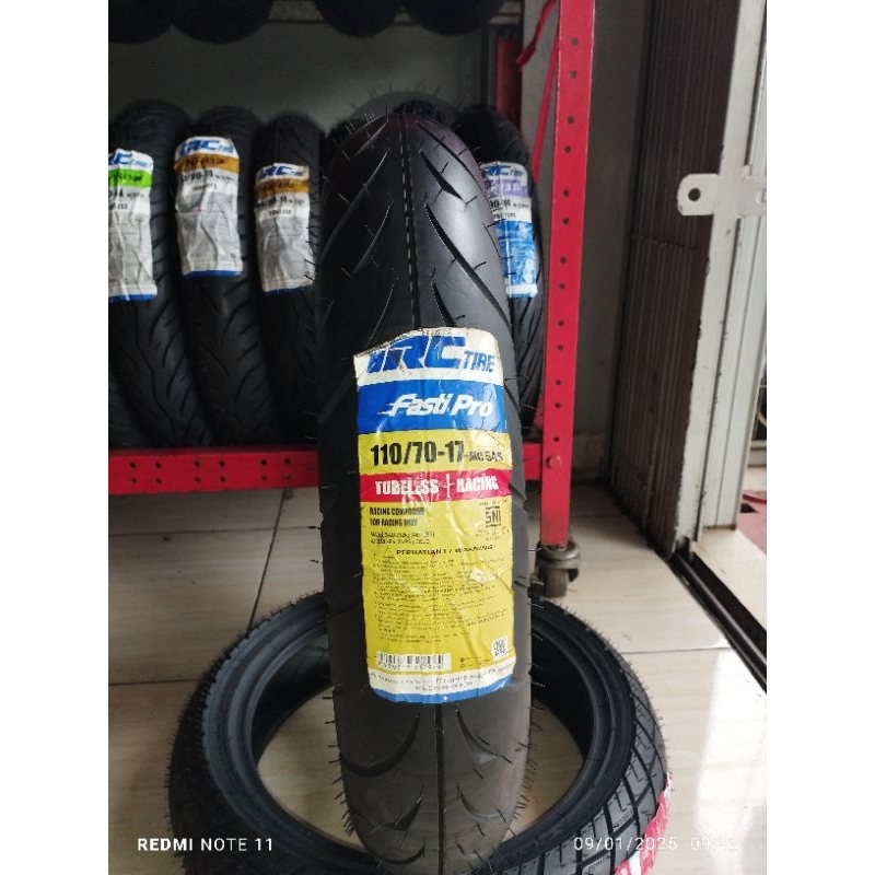 Ban Motor Moge IRC Fasti Pro Soft Coumpound 110 70 ring 17