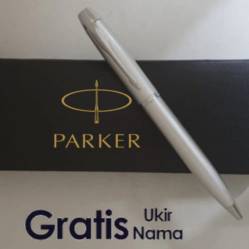 

Ballpoint Mewah Twist Action Parker Logo Gratis Grafir Nama Dan Box Exlusive