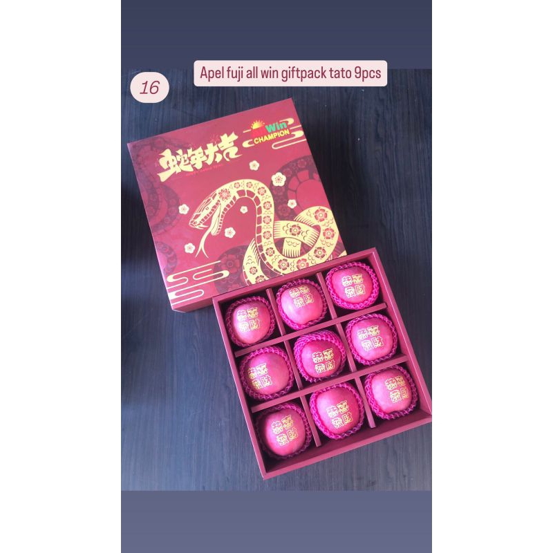 

Apel fuji all win giftpack tato isi 9pcs/box
