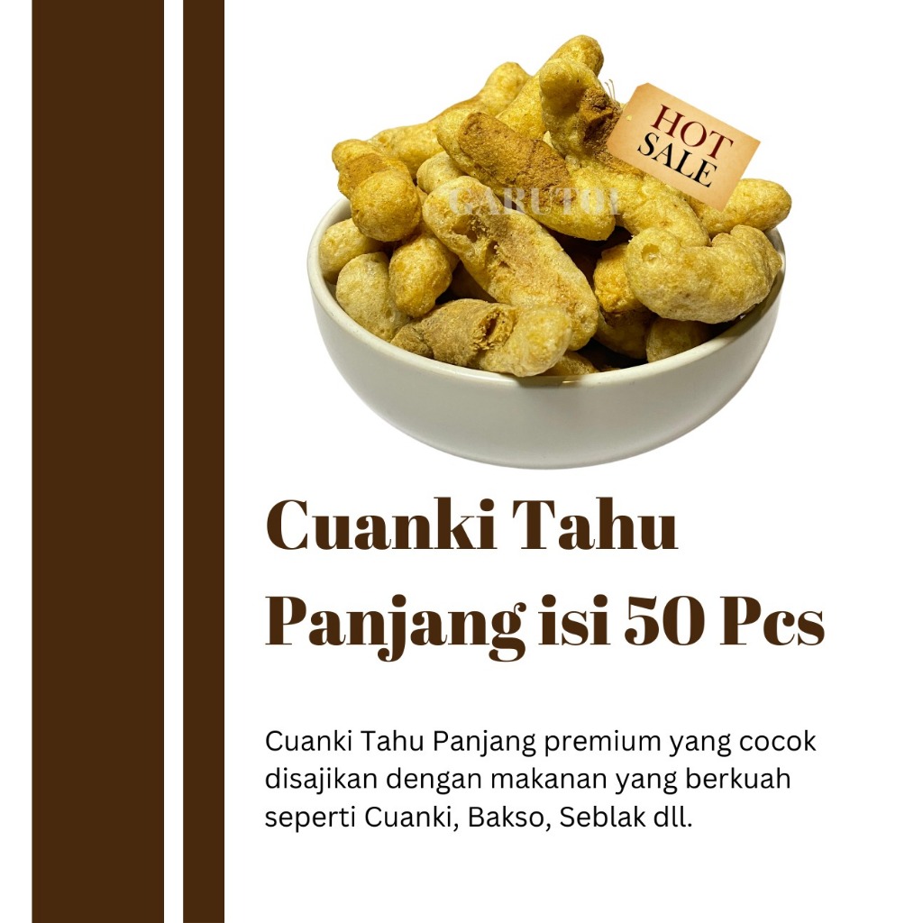 

cuanki tahu panjang isi 50