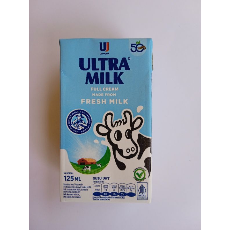 

Susu UHT Ultra Milk Full Cream 125 ML