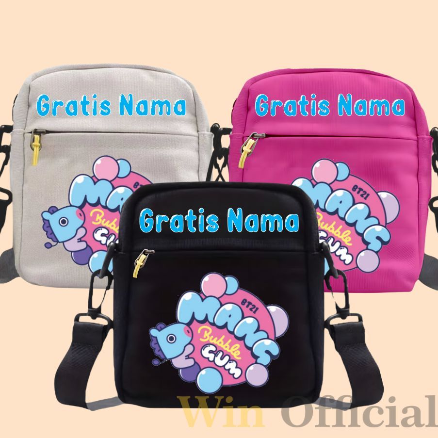 Tas Selempang BT21 Koya Selempang Sekolah Anak BTS Korea Murah Terbaru Selempang BT21 Kekinian