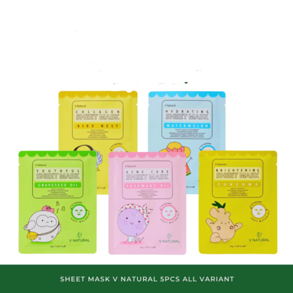 V Natural Sheet Mask 25gr