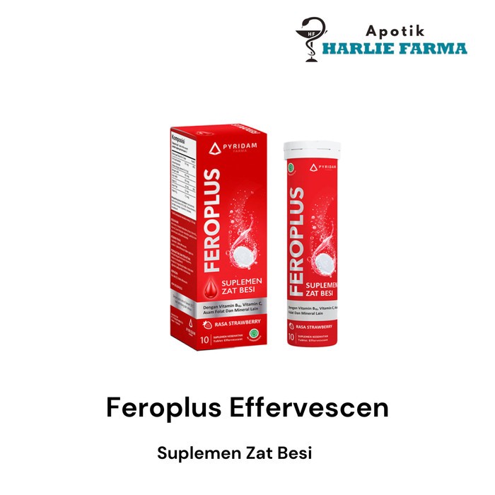 Feroplus Effervescen Suplemen Zat Besi