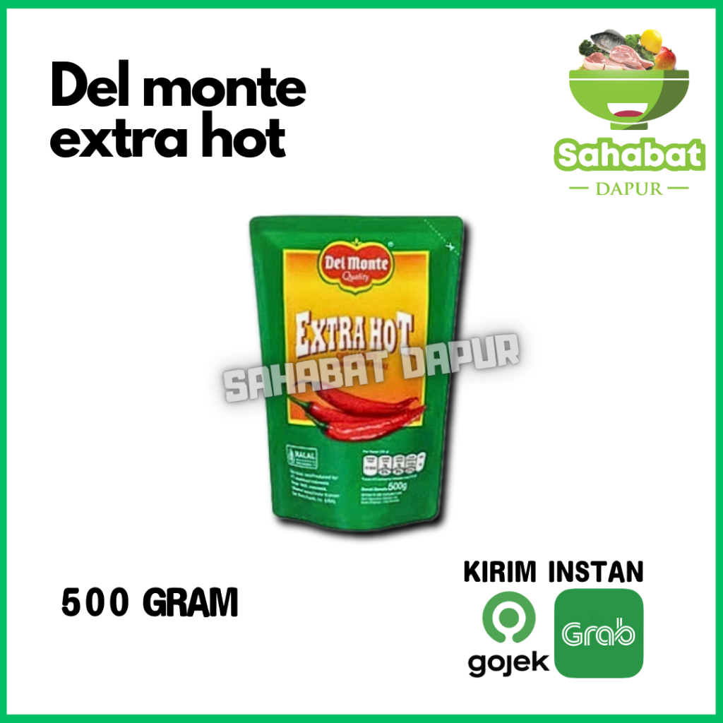 

Del Monte Extra Hot Saus Cabe Pouch 500gr