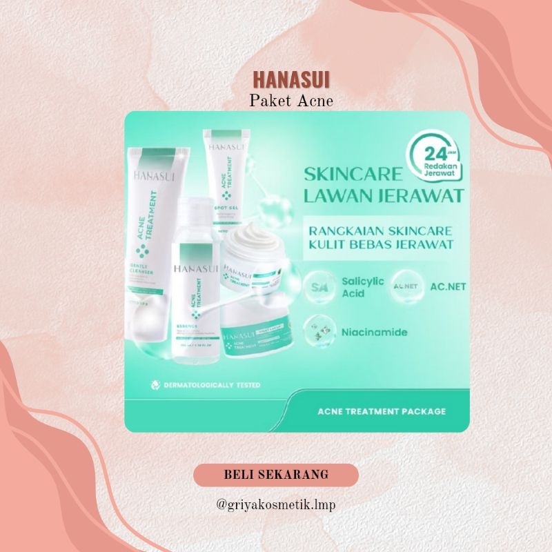 Hanasui Paket Acne Skincare