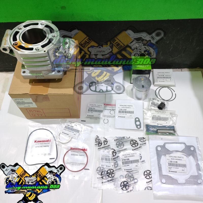 BLOK BORING 1827 NINJA 150 KIS KISS FULL SET ORIGINAL KAWASAKI