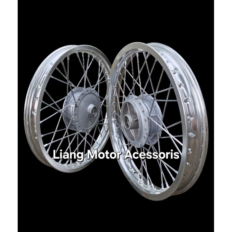 Sepaket Velg Tromol Set Jari2 - Yamaha Crypton / Alfa / Sigma / Force 1 / Poswan / RXS / YT115 / V75