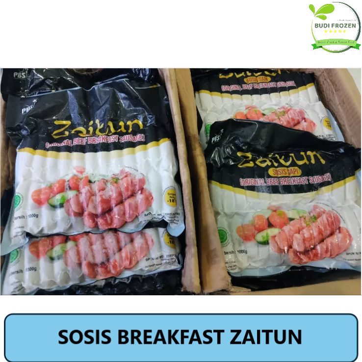 

SOSIS ZAITUN / SOSIS ZAPI ZAITUN / BEEF BREAKFAS / COCKTAIL (500 GR dan 1 KG) - ZAITUN