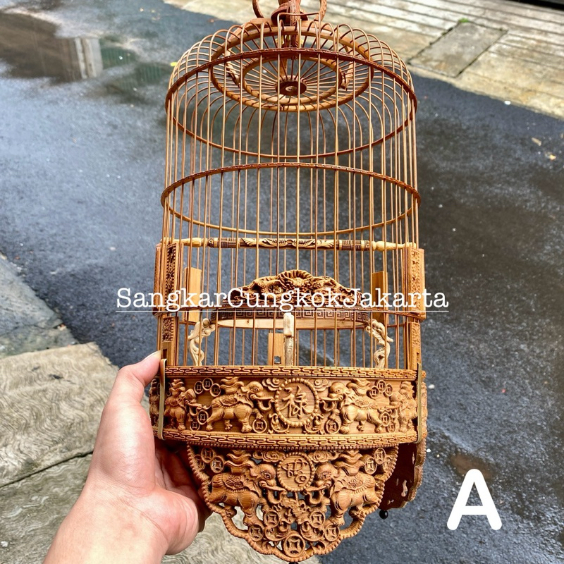Sangkar Cungkok Pleci D22 Longchim Full Ukir 2D Ori Vietnam