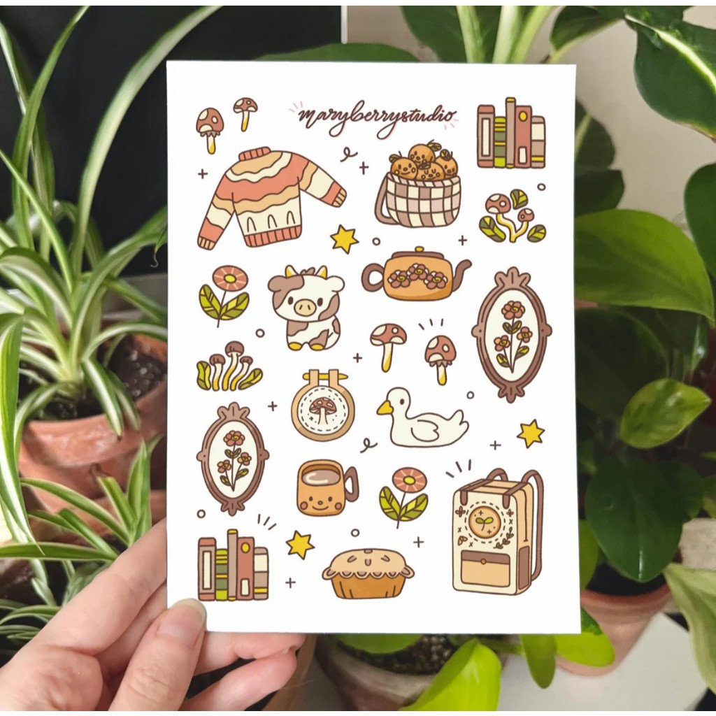 

STICKER SHEET CUSTOM UKURAN A6 - BEBAS GAMBAR