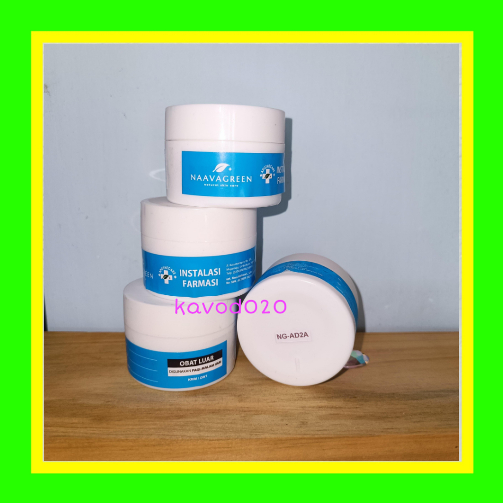 AD2A Krim Malam Jerawat Naavagreen 10 gram Original Acne Night Bruntusan Komedo by dr Fredi Setyawan