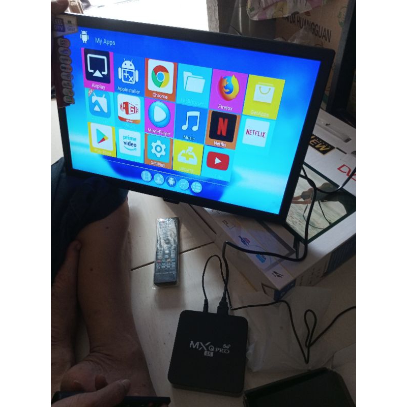 BARU NEW LED TV DIGITAL SMART 24 INCH, TV DIGITAL+ ANDROID BOX, BISA UNTUK NONTON YOUTUBE, NETFLIX, 