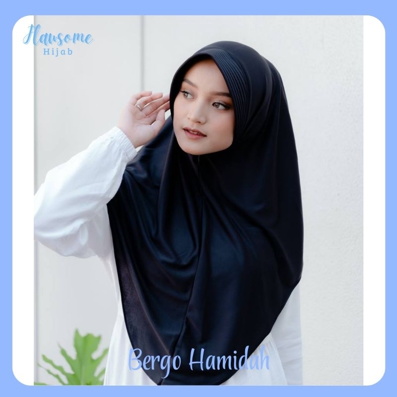 BERGO HAMIDAH - JILBAB INSTAN - BERGO HAMIDAH UKURAN STANDAR - FLOWSOME HIJAB