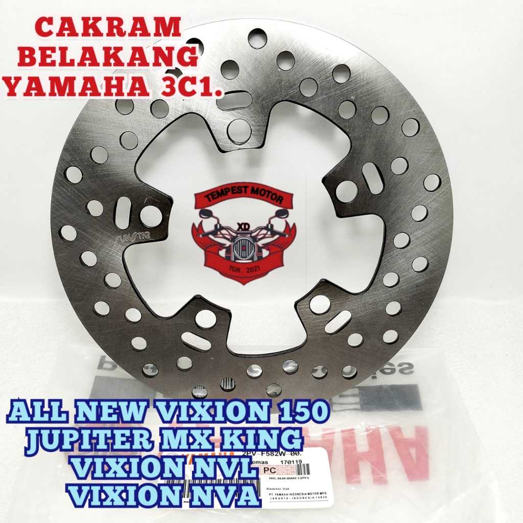PIRING CAKRAM BELAKANG VIXION NEW PIRINGAN CAKRAM YAMAHA MX KING CAKRAM DISC BELAKANG ORI VIXION NVA