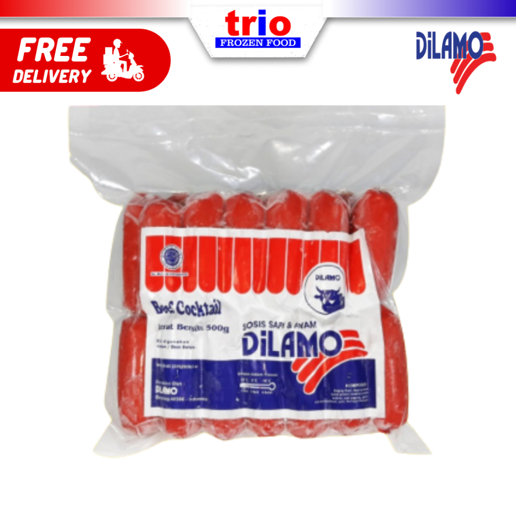 

DILAMO Beef Cocktail Sosis Sapi 500gr