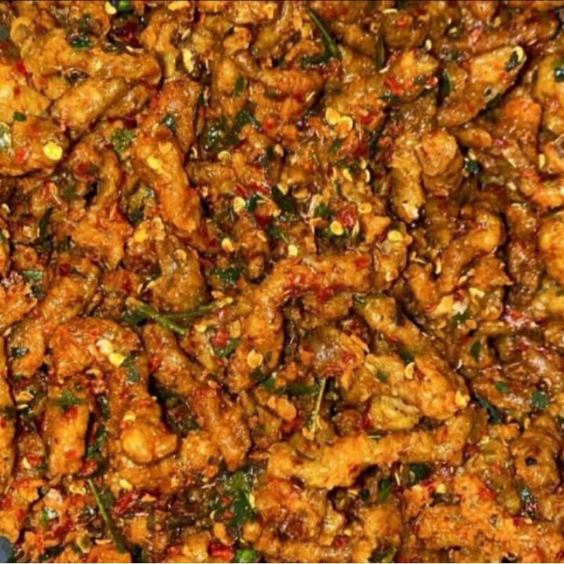 

Keripik Usus Crispy Pedas Daun Jeruk 1Kg