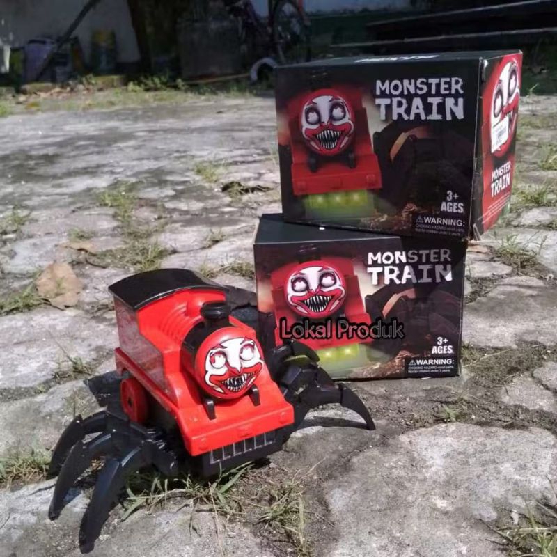 Mainan Anak Monster Train / Mainan Kereta Cho Cho Charles Monster / Mainan Kereta Hantu Chocho
