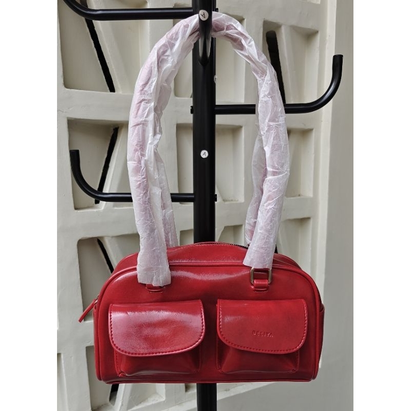 Tas Beliya Chubby bag maroon