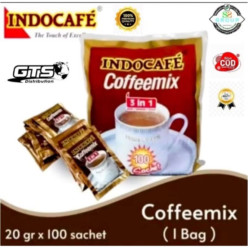 

indocafe caffemix 3 in 1 20gr x 100 sachet