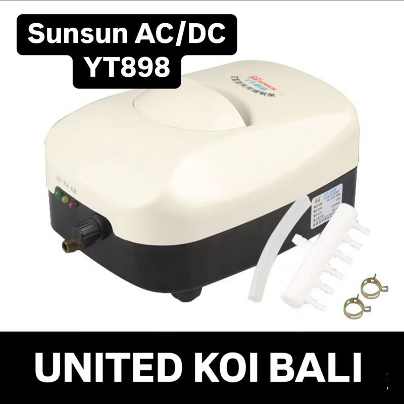 POMPA UDARA KOLAM IKAN KOI ACDC SUNSUN YT 898 HI BLOW AIR PUMP AC DC