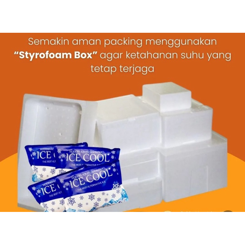 BOX ES STYROFOAM / BOX ES MURAH / STYROFOAM BOX ES / JASA KIRIM CUMA PAKE JNE